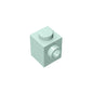 Gobricks GDS-635 BRICK 1X1 W. 1 KNOB | Single Side Bump Building Block Compatible with Lego 87087