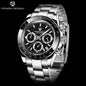 PAGANI DESIGN New Ceramic Bezel Men Quartz Wristwatches Luxurys Sapphire Glass Chronograph 100m Waterproof Stainless Watches Men