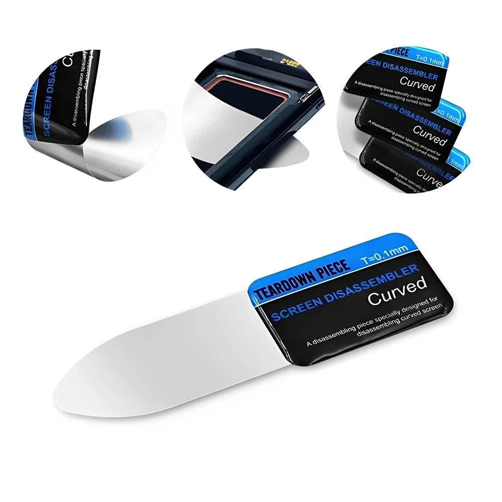 Curved LCD Screen Opening Pry Tool Set | Ultra Thin Flexible Spudger for Phone Repair