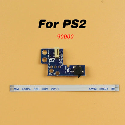 Power ON OFF Reset Switch Board 8Pin Flex Ribbon for PS2 | PlayStation 2 70000 90000 Repair Part