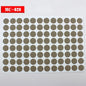 96Pcs 15mm Wood Furniture Screw Cap Covers | Self-Adhesive Hole Stickers for Desk Cabinets
