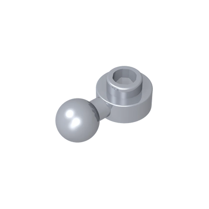 Gobricks GDS-1500 Hinged Plate 1x1 with Ball Head | Compatible Building Brick