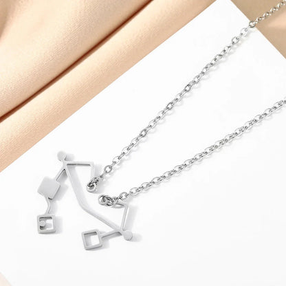 Kinitial Heart of Etheria Necklace | She-Ra Inspired Stainless Steel Pendant