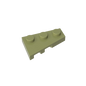 Gobricks GDS-547 Wedge Plate 3 x 2 Right | Compatible Building Block for DIY Creations