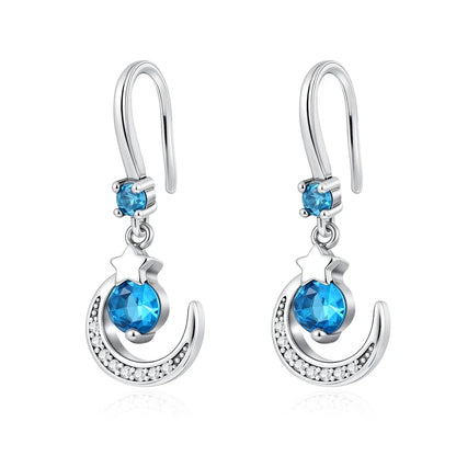 2026 New 925 Silver Elephant Cherry Blossom Butterfly Heart Earrings, a delicate choice for women's fashion jewelry