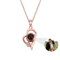 Customized photo projection necklace Couple Romantic Cute Accessories