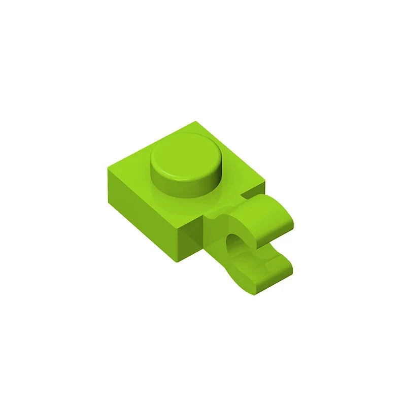 PLATE 1X1 W/HOLDER VERTICAL Building Block | Compatible with Lego 6019 61252