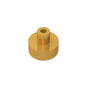 Gobricks Tile Round 1x1 with Bar and Pin Holder | Compatible Building Block