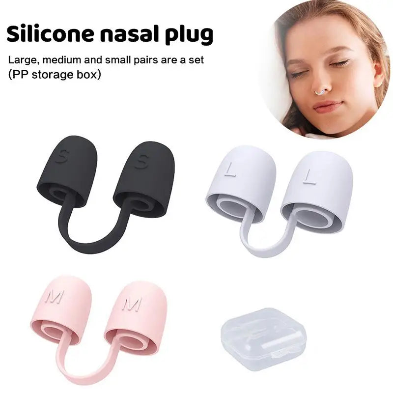 Nasal Dilator Strips for Snoring | Silicone Nose Clip Set