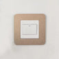 1pc Simple Anti-Dirty Switch Protective Cover | Non-Adhesive Dustproof Outlet Wall Sticker