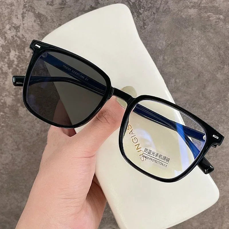 Ultra Light Square Photochromic Sunglasses | Replaceable Lens Eyewear for Men and Women