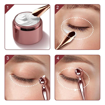 2in1 Mini Eye Massage Stick | Dual-Ended Facial Spoon and Massage Tool