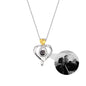 Love with customizable photosProjection Necklace Pendant Jewelry For Lover Girlfriend