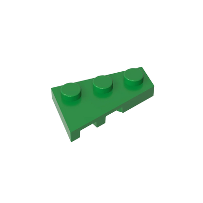 Gobricks GDS-547 Wedge Plate 3 x 2 Right | Compatible Building Block for DIY Creations