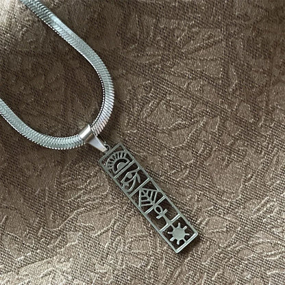 Christian Cross Necklace for Men Women | Stainless Steel Religious Pendant Jewelry