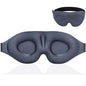 3D Contoured Sleep Mask | Memory Foam Blackout Eye Shade for Deep Rest