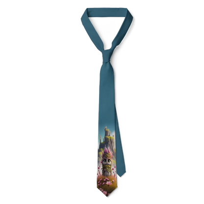 Newly Designed Cartoon Necktie 3D Printing Harajuku Fashion Kawaii Unisex Tie 8CM Slim Dating Wedding Party Tie Cosplay