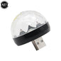 Mini USB LED Car Atmosphere Light | RGB Music Sound Control DJ Disco Lamp