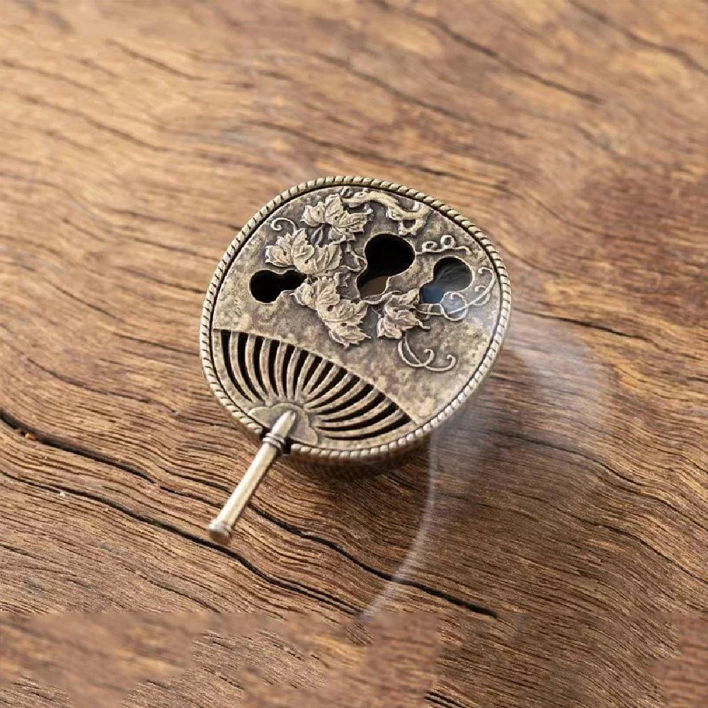 Mini Teapot Incense Burner | Vintage Sandalwood Holder for Living Room