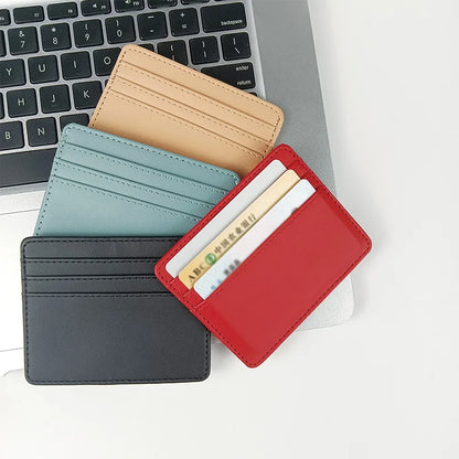 Ultra Thin Mini Card Holder Wallet | Simple Business Credit Card Case for Men and Women
