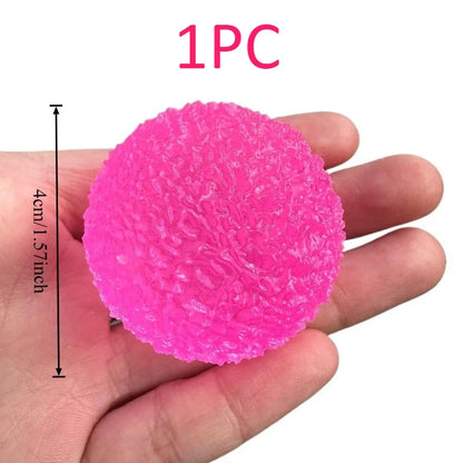 Ice Ball Maltose Squishy Toy | Blue Mochi Sensory Fidget for Stress Relief