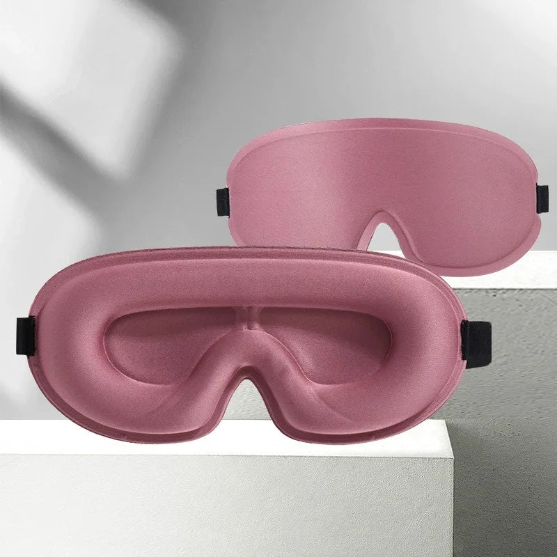 Travel 3D Sleeping Mask | Blockout Light Sleep Aid with Memory Foam