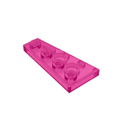 Gobricks GDS-549 Wedge Plate 4 x 2 Right | Building Block for Compatible DIY Sets