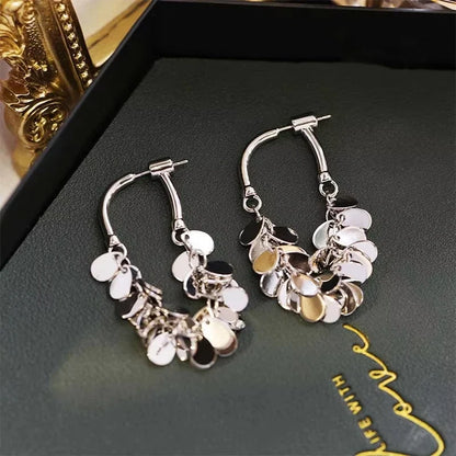 2026 New Senior Luxury Delicate Long Tassels Drop Earrings Fashion Versatile Exaggerate Metal Women Jewelry Girl's Earrings