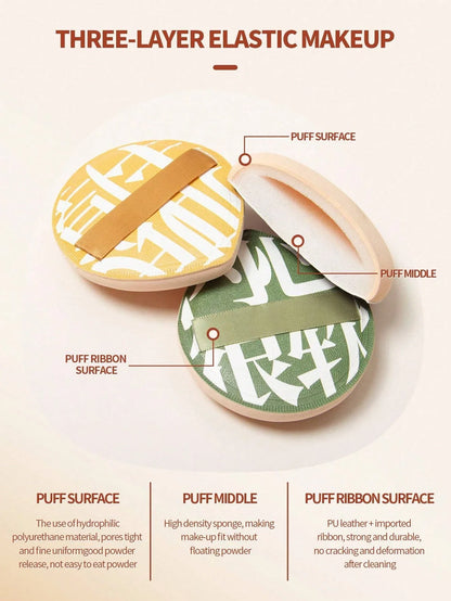 1/2Pcs Soft Non-Eating Foundation Sponge Puff | High Density & Bouncy Makeup Sponge