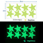 Glow In The Dark 3D Stars Moon Wall Stickers | Creative Luminous Room Decor
