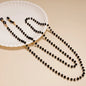 JWER Fashion Woman Sunglasses Chain Cylinder Bead Chain Anti-Falling Glasses Eyeglasses Cord Necklace Mask Chain for Women Gifts