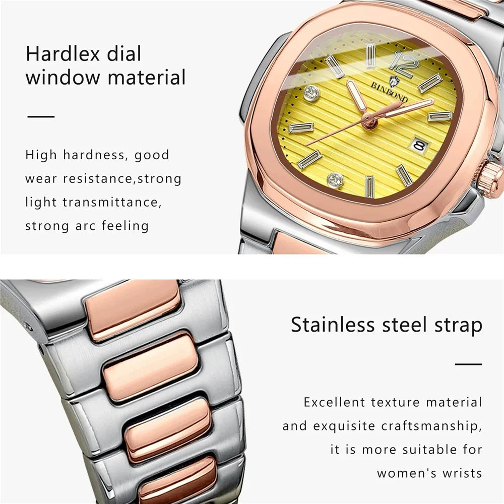31mm New Digital Fashion Quartz Wristwatches Ladies Watches For Woman Luxury Small Gold Diamond Watch Women Clock Reloj Muje