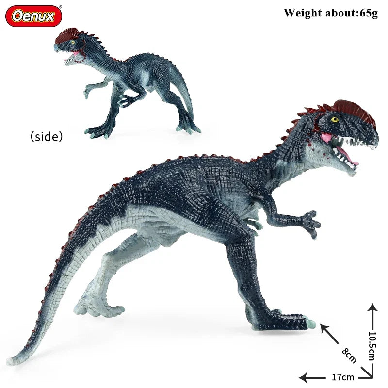 Oenux Jurassic Dinosaurs Action Figures Set | 5 Realistic PVC Models Collection Toy