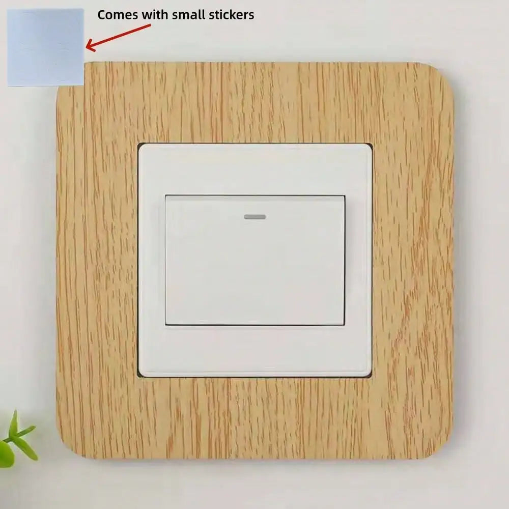 Square Switch Wall Sticker | Pre-stuck Decorative Switch Cover, 14.6x14.6cm