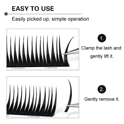 Winky Beauty 07 C/D Wet Eyelash Extension | Manga Wispy Spikes Lashes for Cosplay