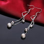 Top Quality 925 Sterling Silver Earrings Simple Round Circle Hoop Earrings For Woman Fashion Wedding Engagement Charm Jewelry