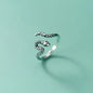 925 Sterling Silver Snake Adjustable Rings For Women Engagement Wedding Jewelry Gift Female   Jewellery