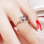 VENTFILLE 925 Sterling Silver Geometric Multilayer Round Bead Ring | Fashion Punk Temperament Jewelry