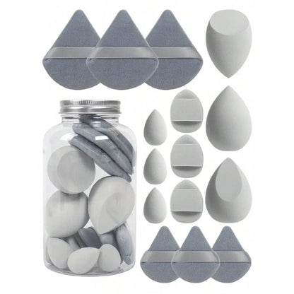 12/15Pcs Makeup Sponge Set | Latex-Free Beauty Blender Puff Kit