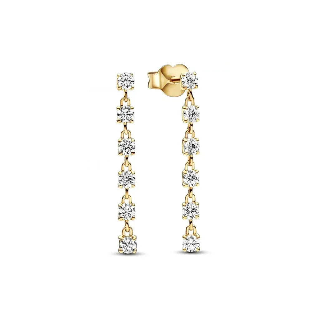 European New 925 Silver Butterfly Flower Stud Earrings, Fit Women's Festival Exquisite Charm Jewelry Gifts