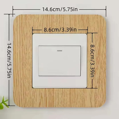 1pc Simple Anti-Dirty Switch Protective Cover | Non-Adhesive Dustproof Outlet Wall Sticker