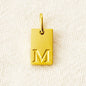 SUNIBI Alphabet Charm Pendant for Necklaces Stainless Steel Jewelry DIY Engraved Lettering Accessories Women's Fashion Jewelry