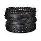MeMolissa New Fashion Braided Wrap Leather Bracelets for Men High Quality Vintage Charm Wood Beads Ethnic Tribal Wristbands