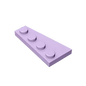 Gobricks GDS-549 Wedge Plate 4 x 2 Right | Building Block for Compatible DIY Sets