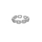 Anillos Gold Color Cubic Zirconia Chic Rings For Women 2025 Punk Elegant Wedding Party Aesthetic Stainless Steel Ring Jewelry