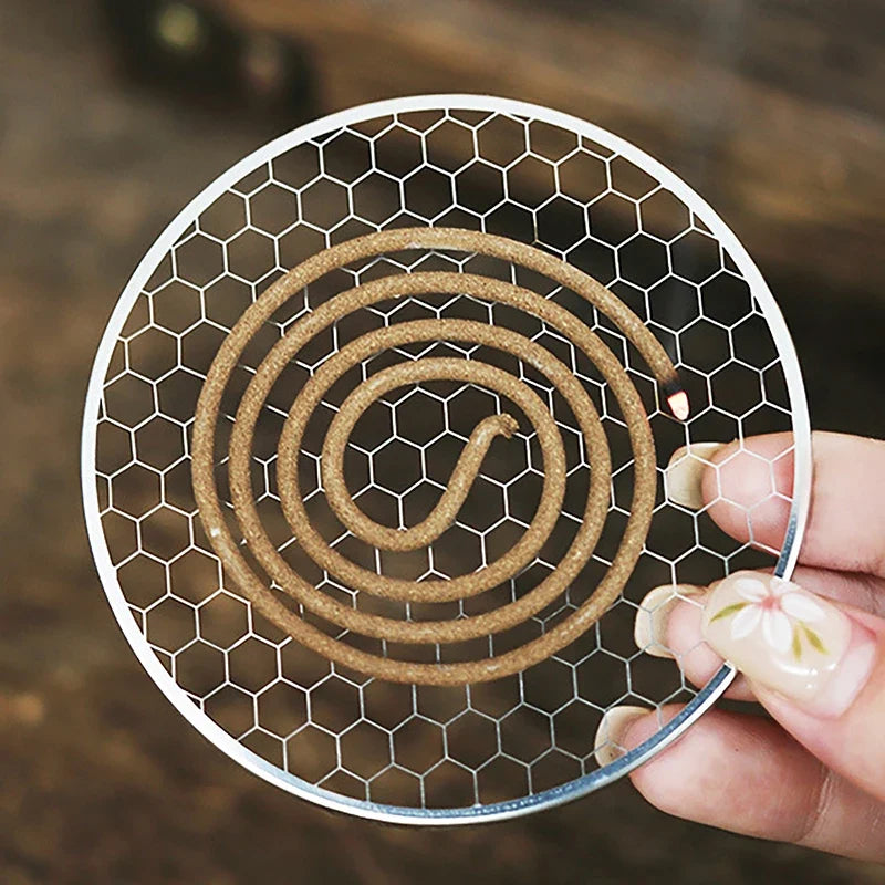 Mosquito Coil Holder | Stainless Steel Incense Burner and Rack