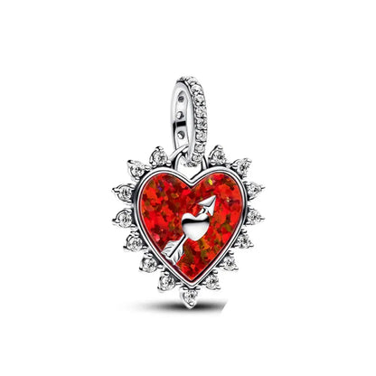 Hot Selling Christmas Santa 925 Silver Charm Bead Fit European Bracelet Bangles Women Necklace Jewelry