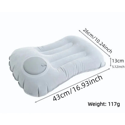 Camping Inflatable Pillow | Portable Travel Pillow for Neck and Lumbar Support