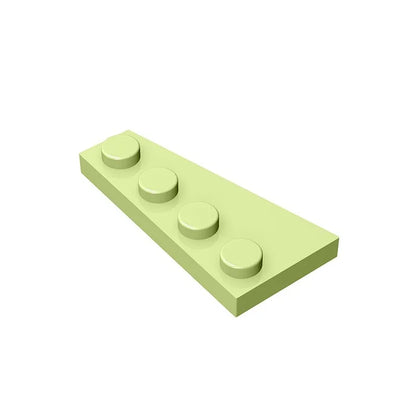 Gobricks GDS-549 Wedge Plate 4 x 2 Right | Building Block for Compatible DIY Sets