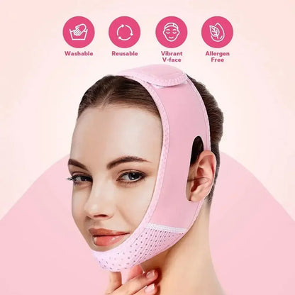 V Face Lifting Strap | Double Chin Slimming Band for Jawline Contouring